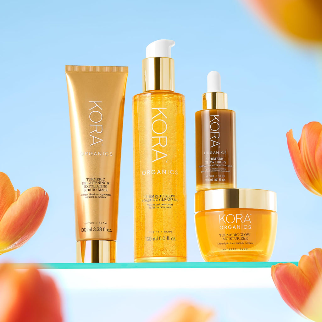 KORA Organics Turmeric Glow Drops – Organic Radiance Serum (Niacinamide Alternative)