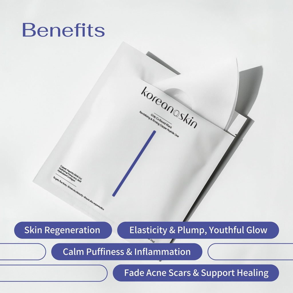 Koreana Skin GHK-Cu Copper Peptide Hydrogel Mask – Anti-Aging, Scar Fading & Firming