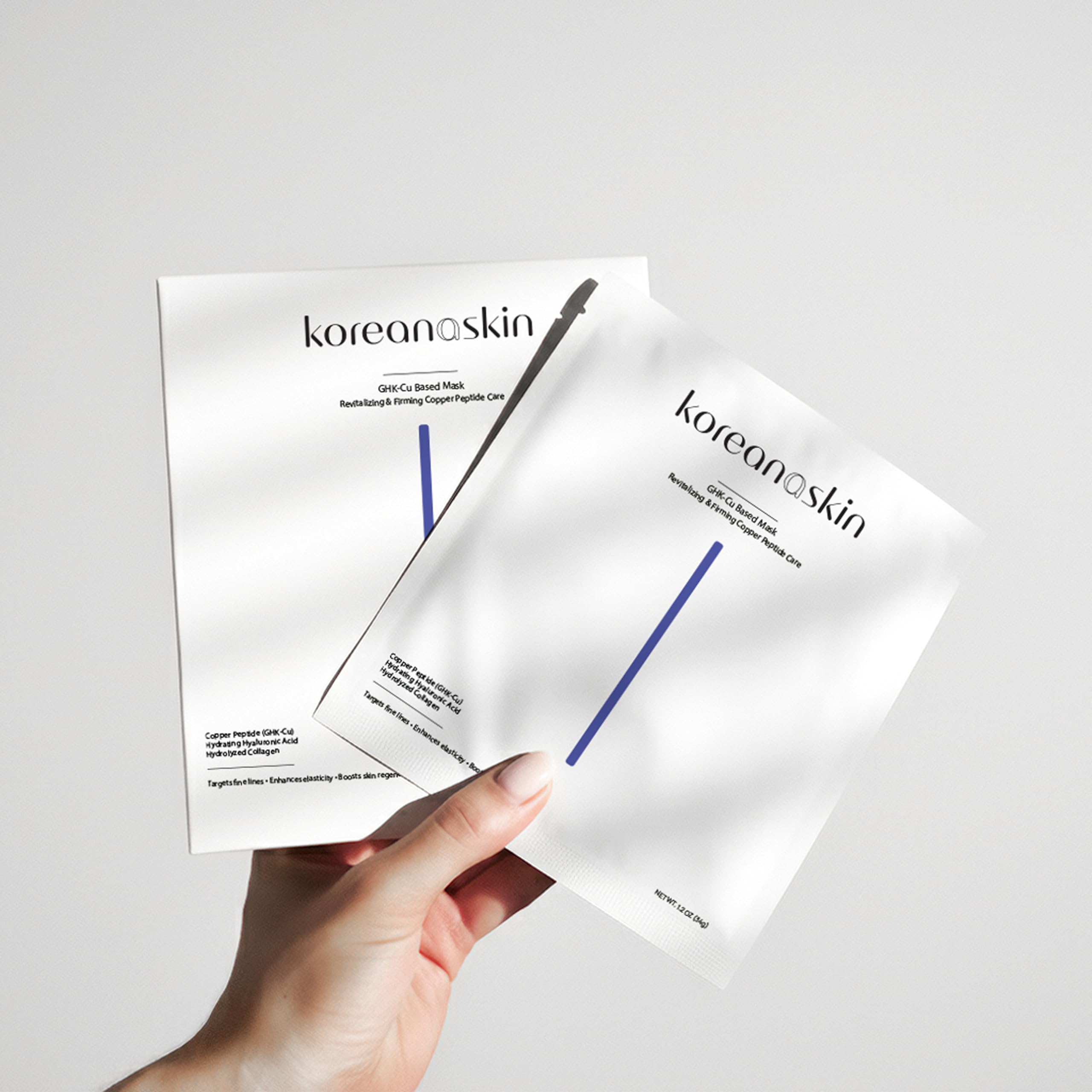 Koreana Skin GHK-Cu Copper Peptide Hydrogel Mask – Anti-Aging, Scar Fading & Firming