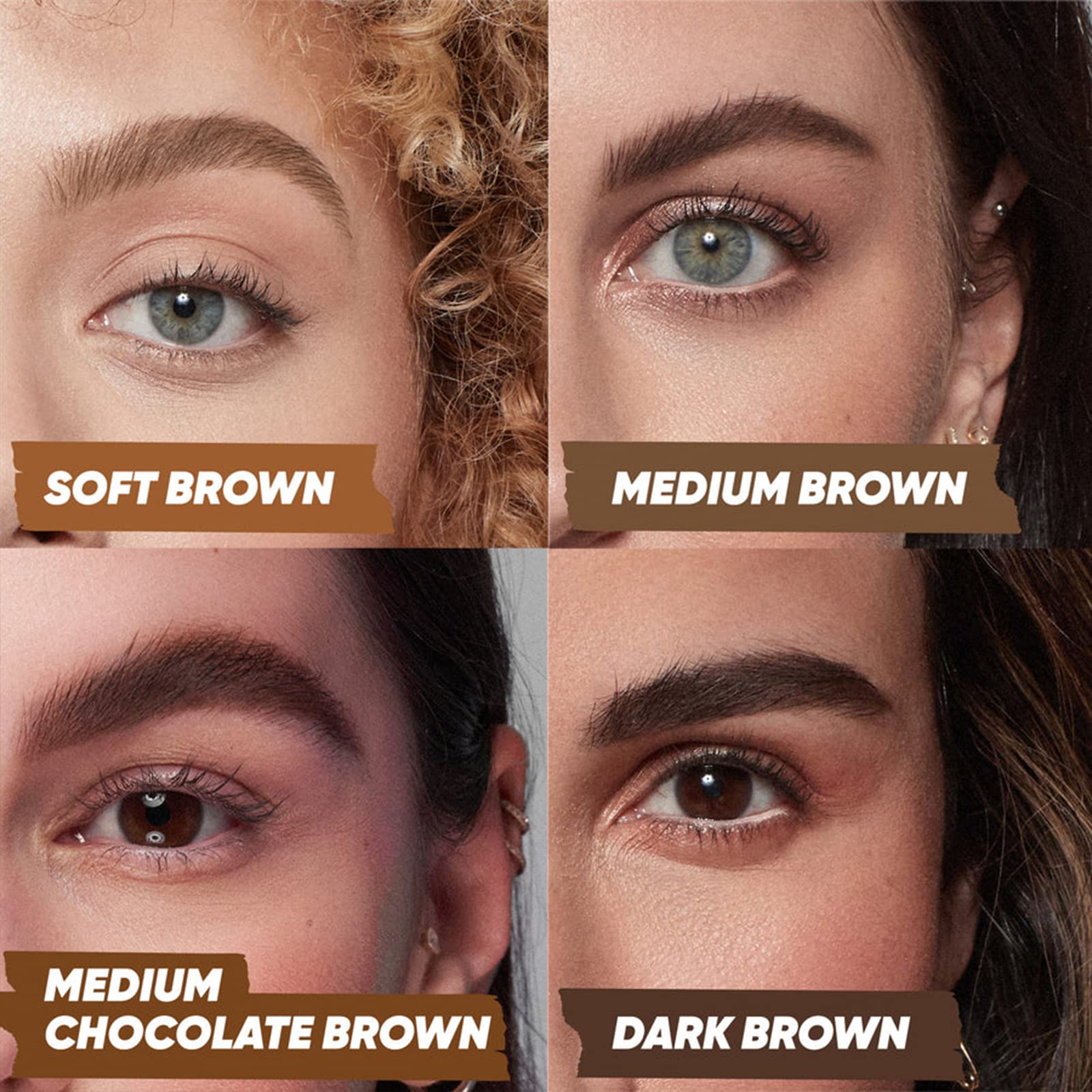 Kosas Brow Pop - Longwear Dual-Action Brow Pencil in Medium Brown with Castor Oil