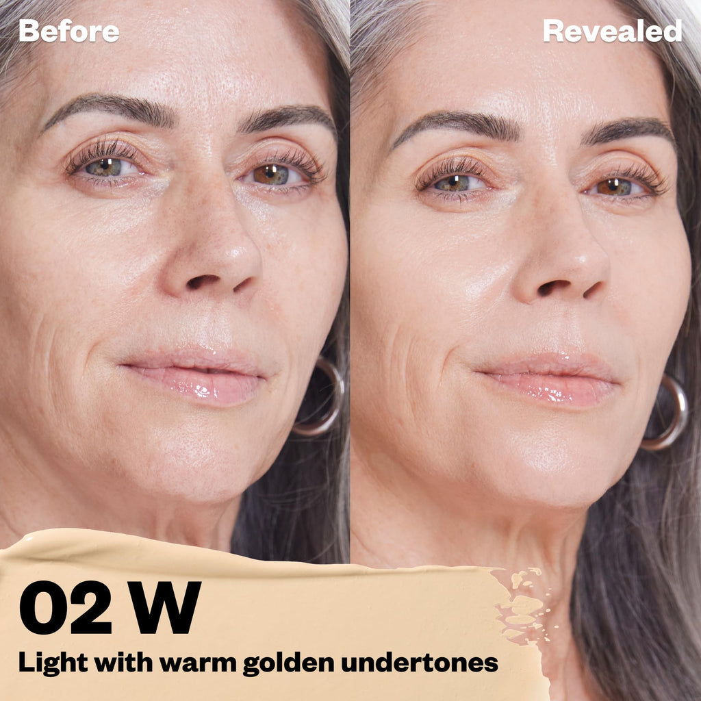 Kosas Revealer Concealer Tone 02 W – Medium Coverage with Hyaluronic Acid | Vegan