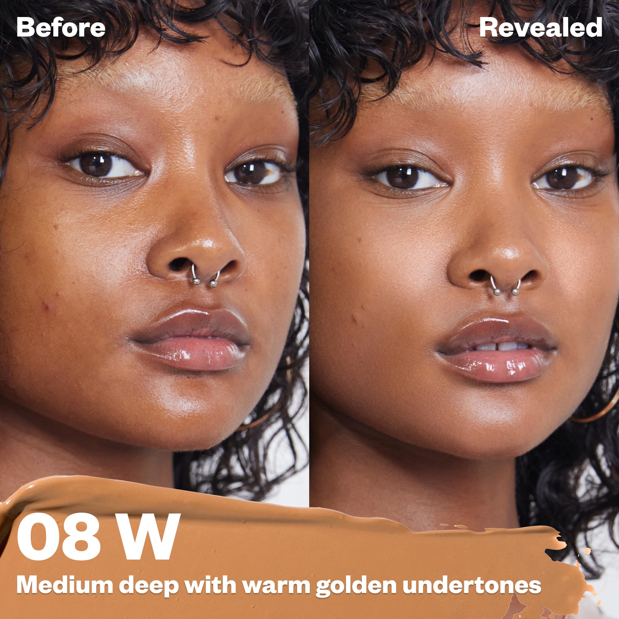 Kosas Revealer Concealer - Medium Coverage with Hyaluronic Acid + Tone 08 W | Vegan & Cruelty-Free