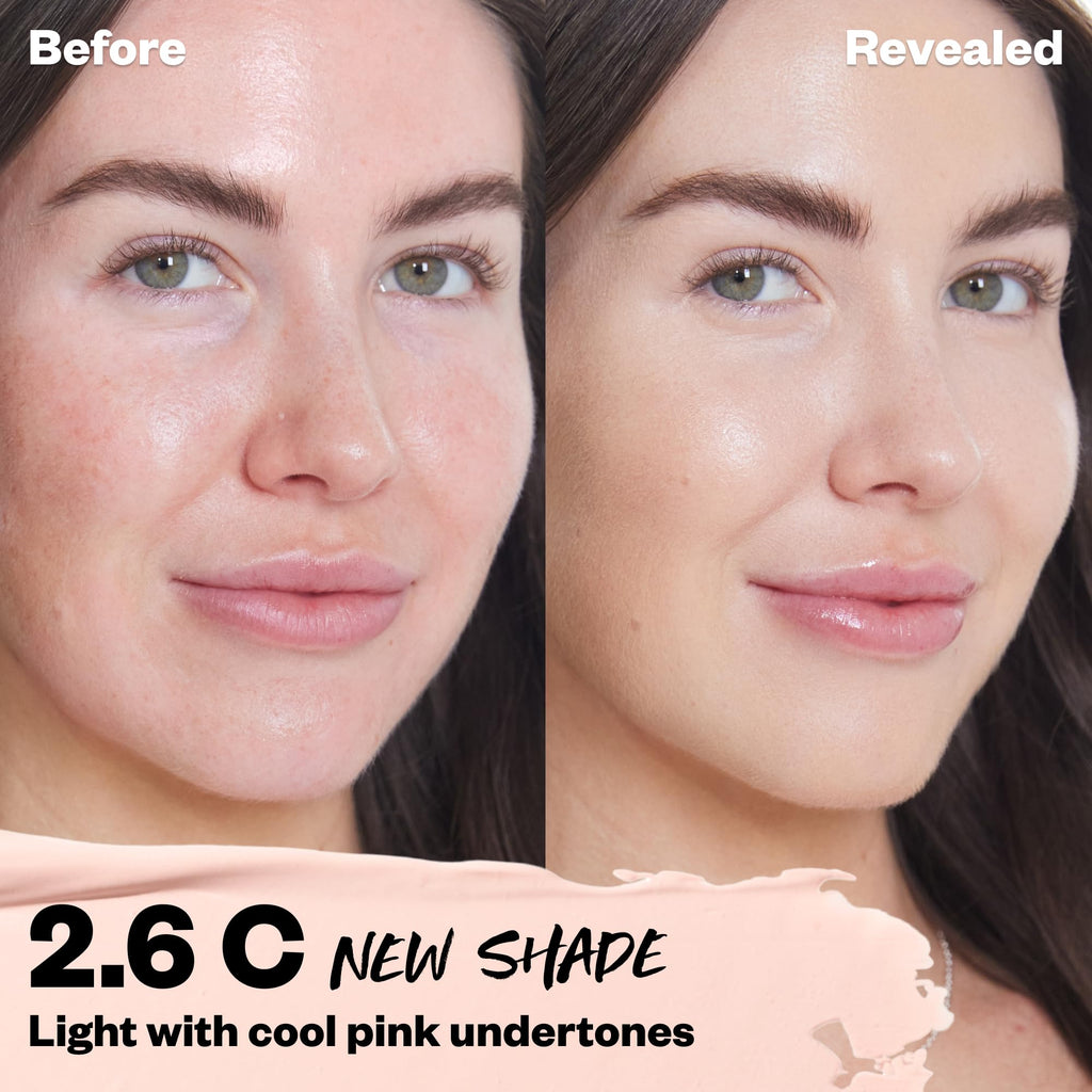 Kosas Revealer Concealer - Medium Coverage with Hyaluronic Acid | Vegan & Clean Beauty | Shade 2.6 C
