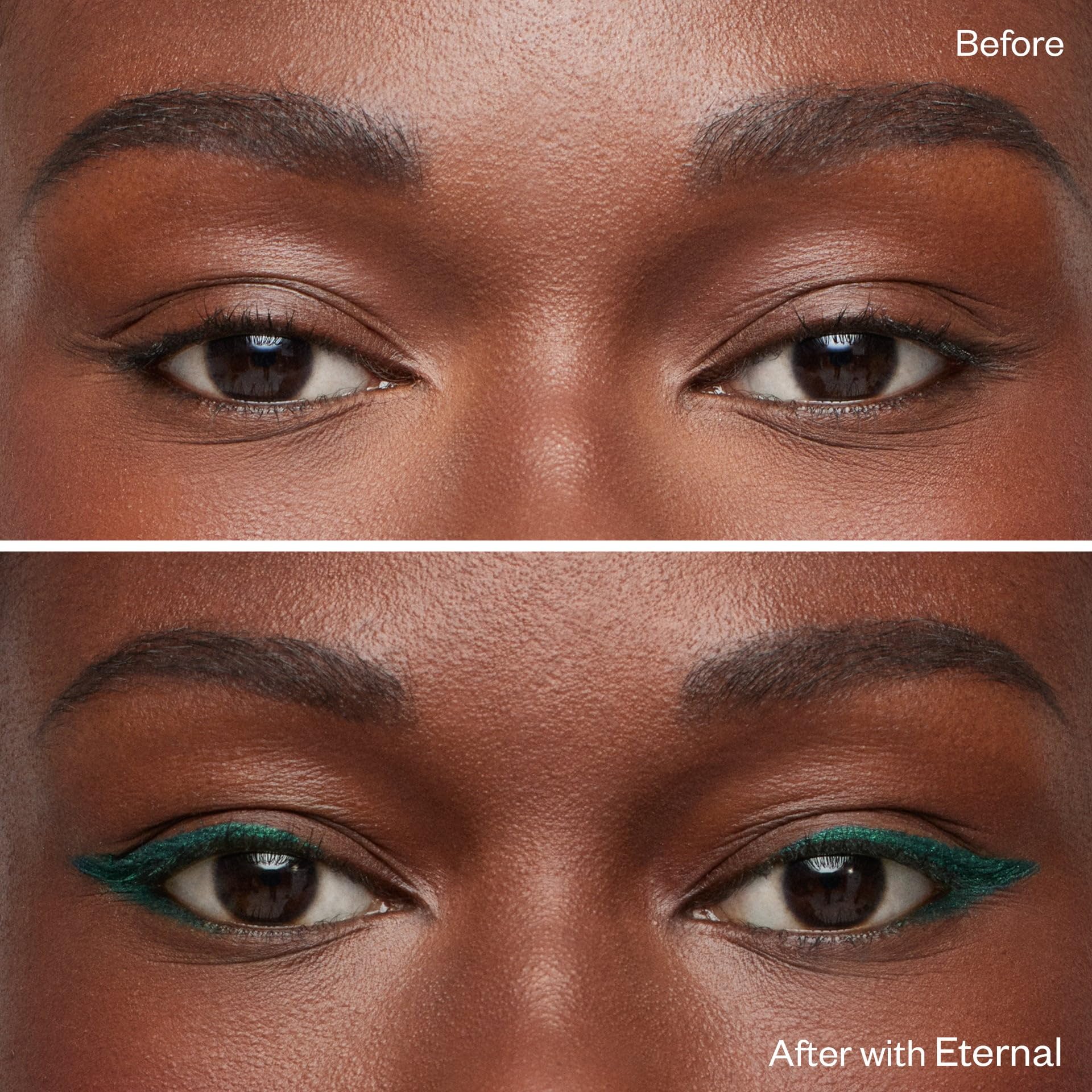 Kosas Soulgazer Gel Eyeliner Eternal – Waterproof, Hyaluronic Acid, Emerald Green Satin
