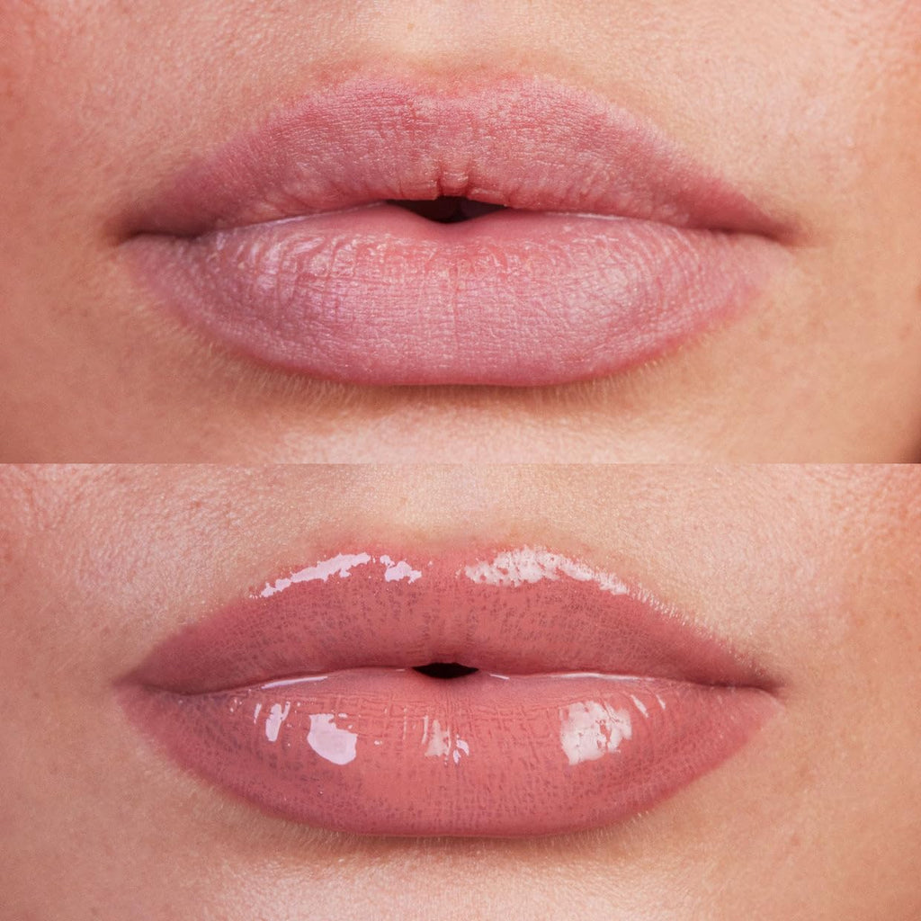 Kosas Wet Lip Oil Gloss — Hydrating Lip Plump with Hyaluronic Acid & Peptides, Non-Sticky Finish