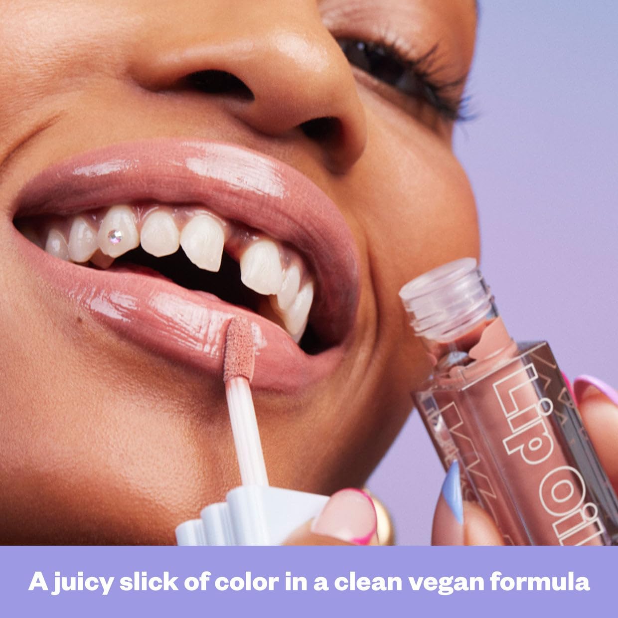 Kosas Wet Lip Oil Gloss — Hydrating Lip Plump with Hyaluronic Acid & Peptides, Non-Sticky Finish