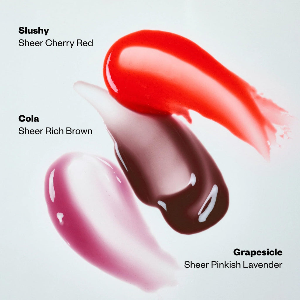 Kosas Wet Lip Oil Gloss – Sheer Pinkish Lavender Hydrating Lip Treatment (Grapesicle) 0.15 oz