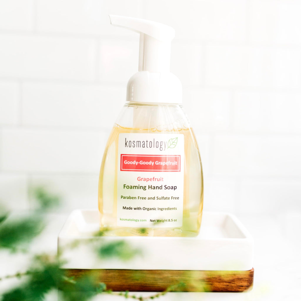 Kosmatology Goody-Goody Grapefruit Foaming Hand Soap | Organic Moisturizing Hand Wash 8.5 fl oz