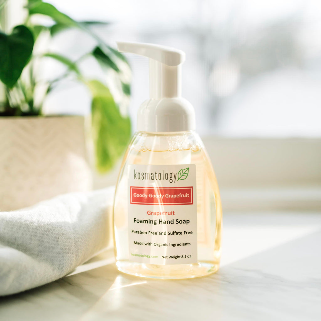 Kosmatology Goody-Goody Grapefruit Foaming Hand Soap | Organic Moisturizing Hand Wash 8.5 fl oz