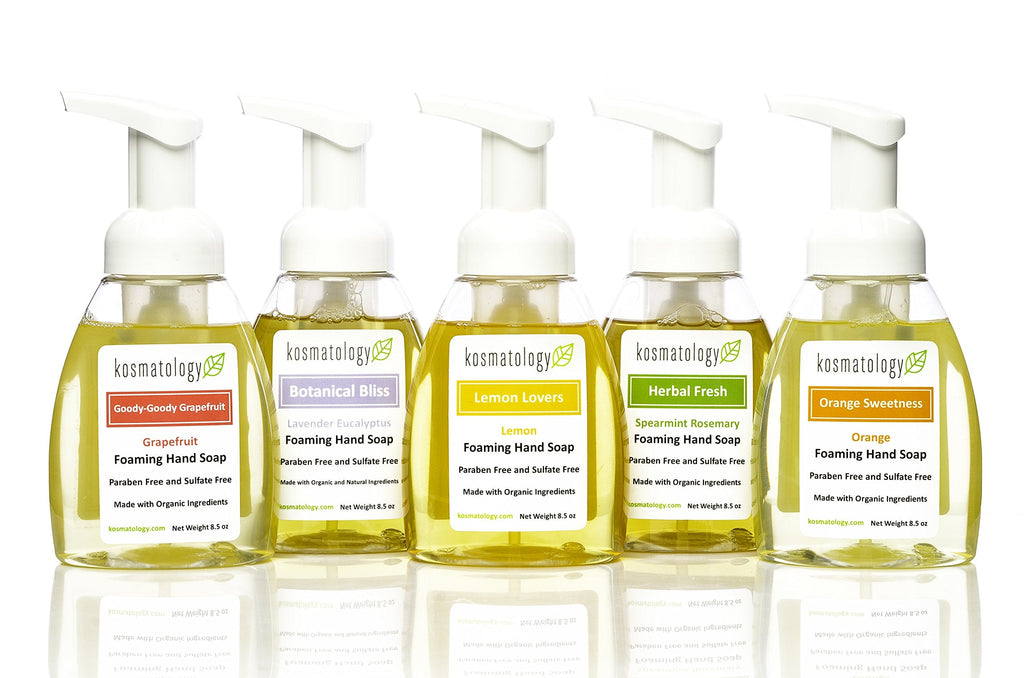 Kosmatology Orange Sweetness Organic Foaming Hand Soap | Moisturizing Hand Wash with Essential Oils