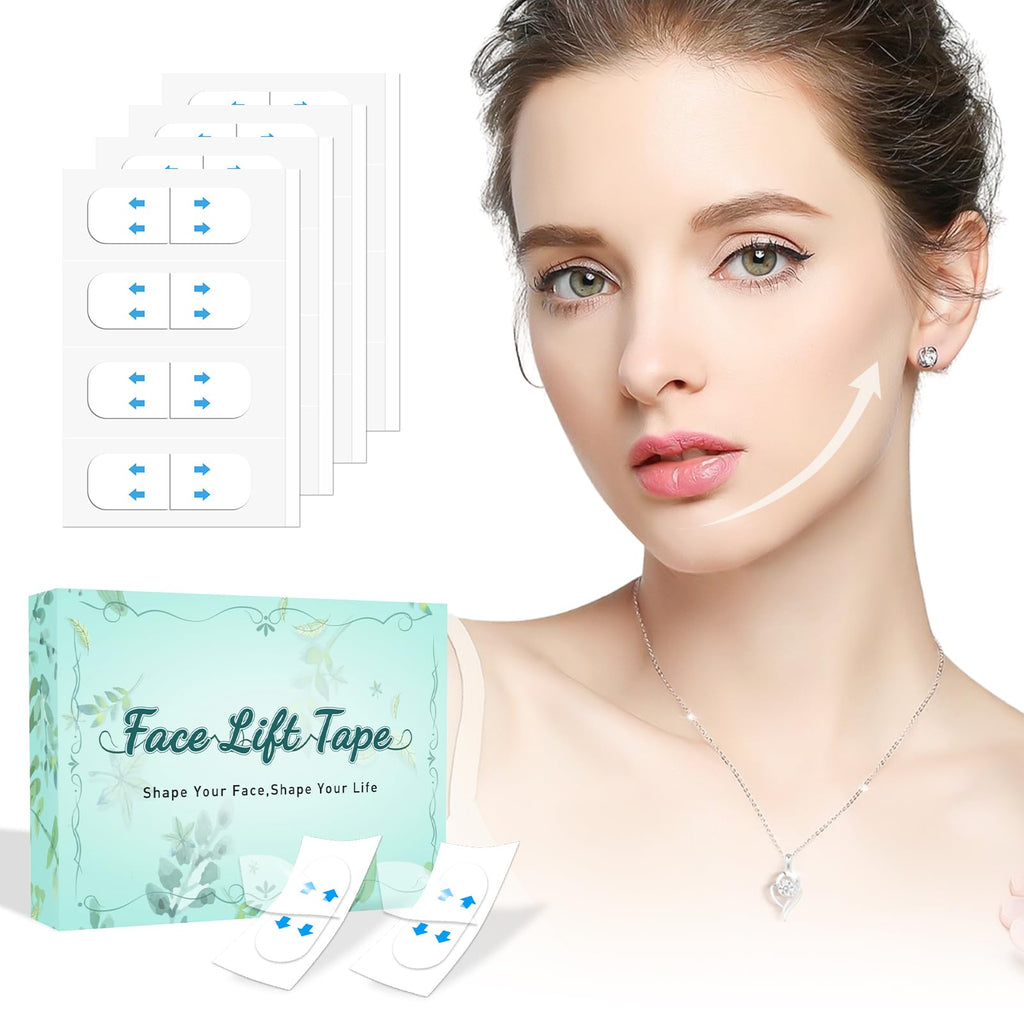 KOSOBO Facetapes for Lifting - Matte Invisible Neck Tape for Jowls, Double Chin, Sagging Skin | 1 Count (Pack of 200)