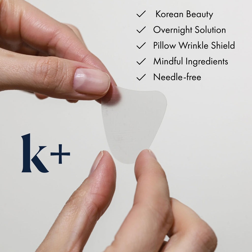 KPLUS K+ Wrinkle Patches – Overnight Forehead, Crow’s Feet & Smile Lines