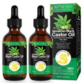 KPNEMA Jamaican Black Castor Oil for Hair Growth – 2 Pack, Cold Pressed & 100% Natural