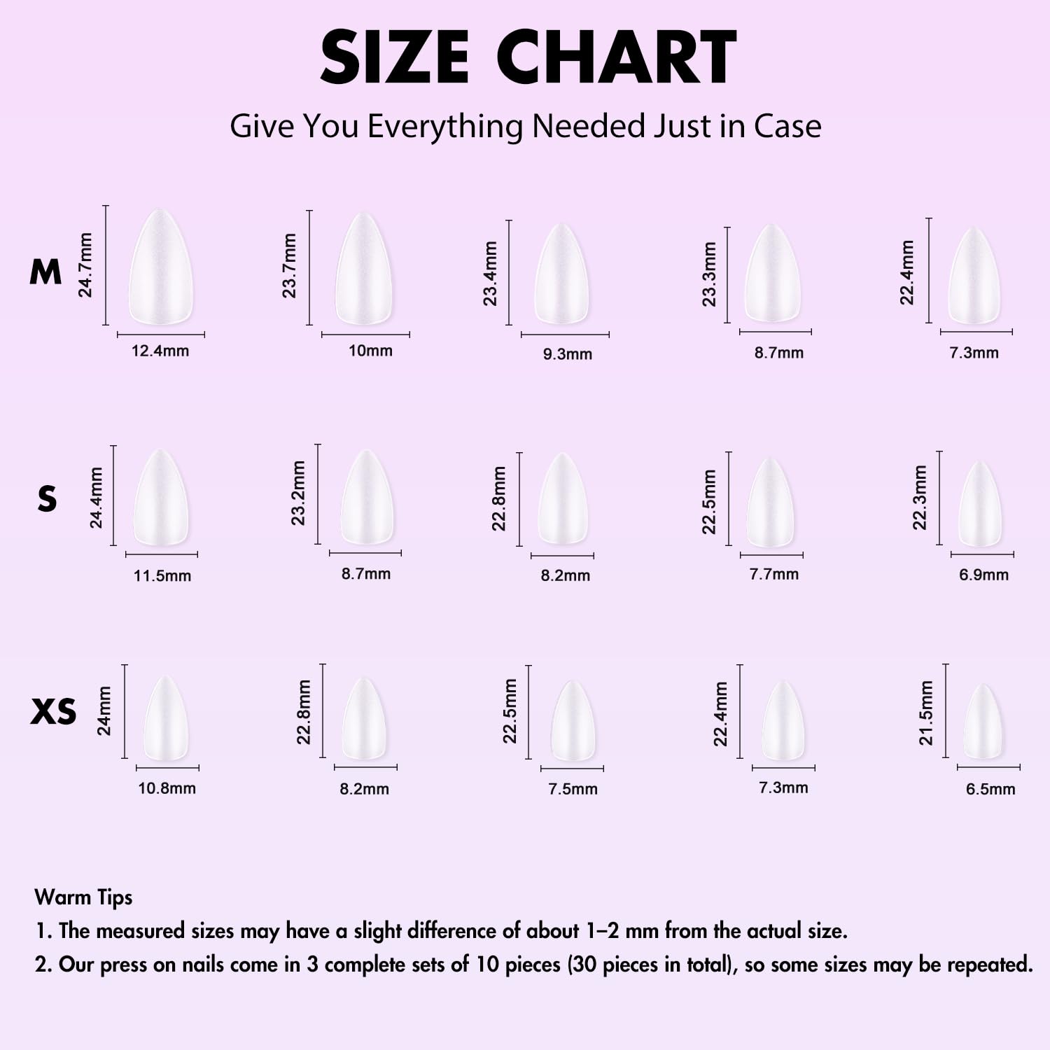 KQueenest 4 Packs Gel Press On Nails – Almond Stiletto Cat Eye, Dark Chrome & Glitter Kit, 96 Pcs Valentines Gift Kit