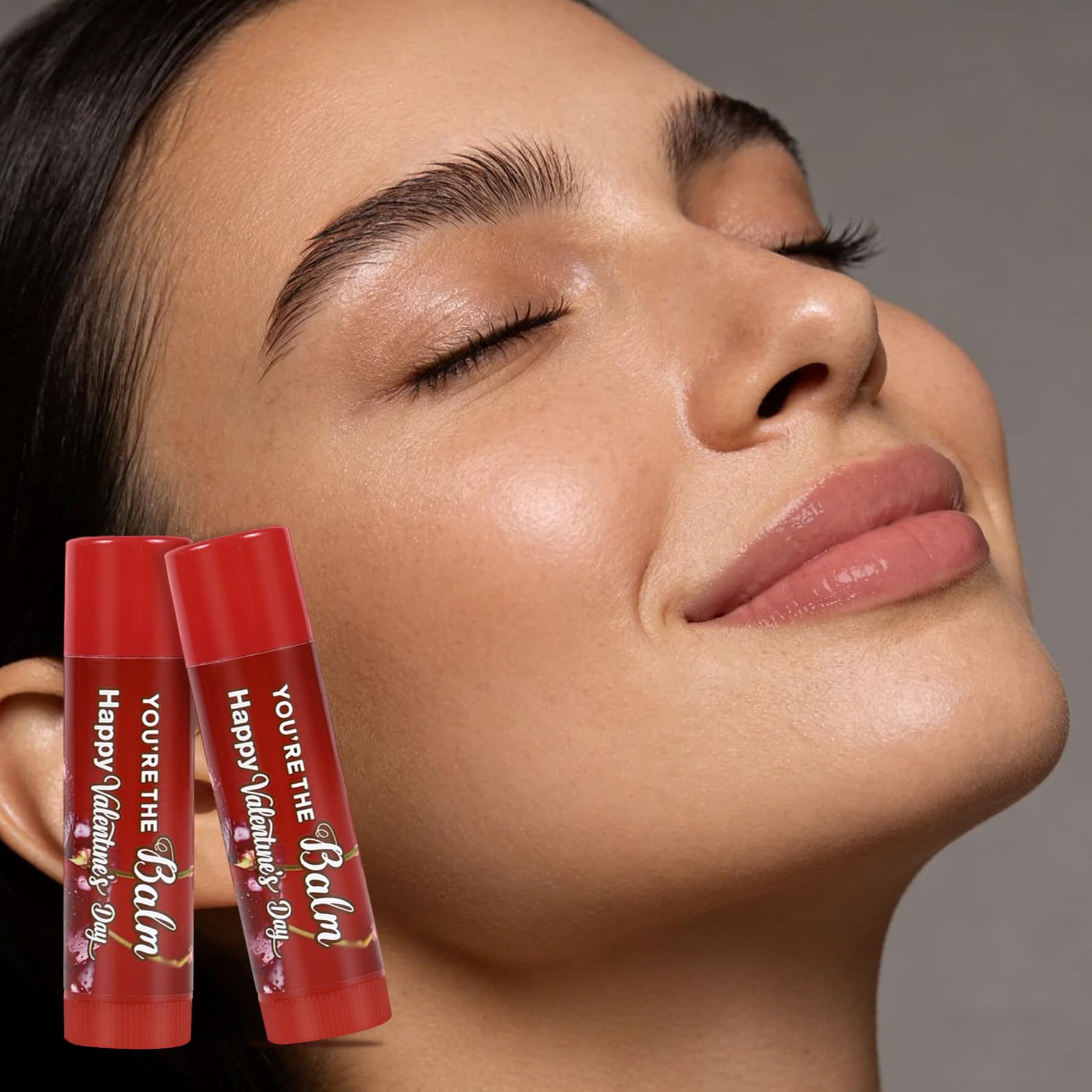 Kuabiz 30Pcs Valentines Lip Balm Bulk – Cherry Scent Gift Favors