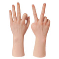 KUMIHO Realistic Silicone Female Hand Model with Skeleton – Right Hand, Nude