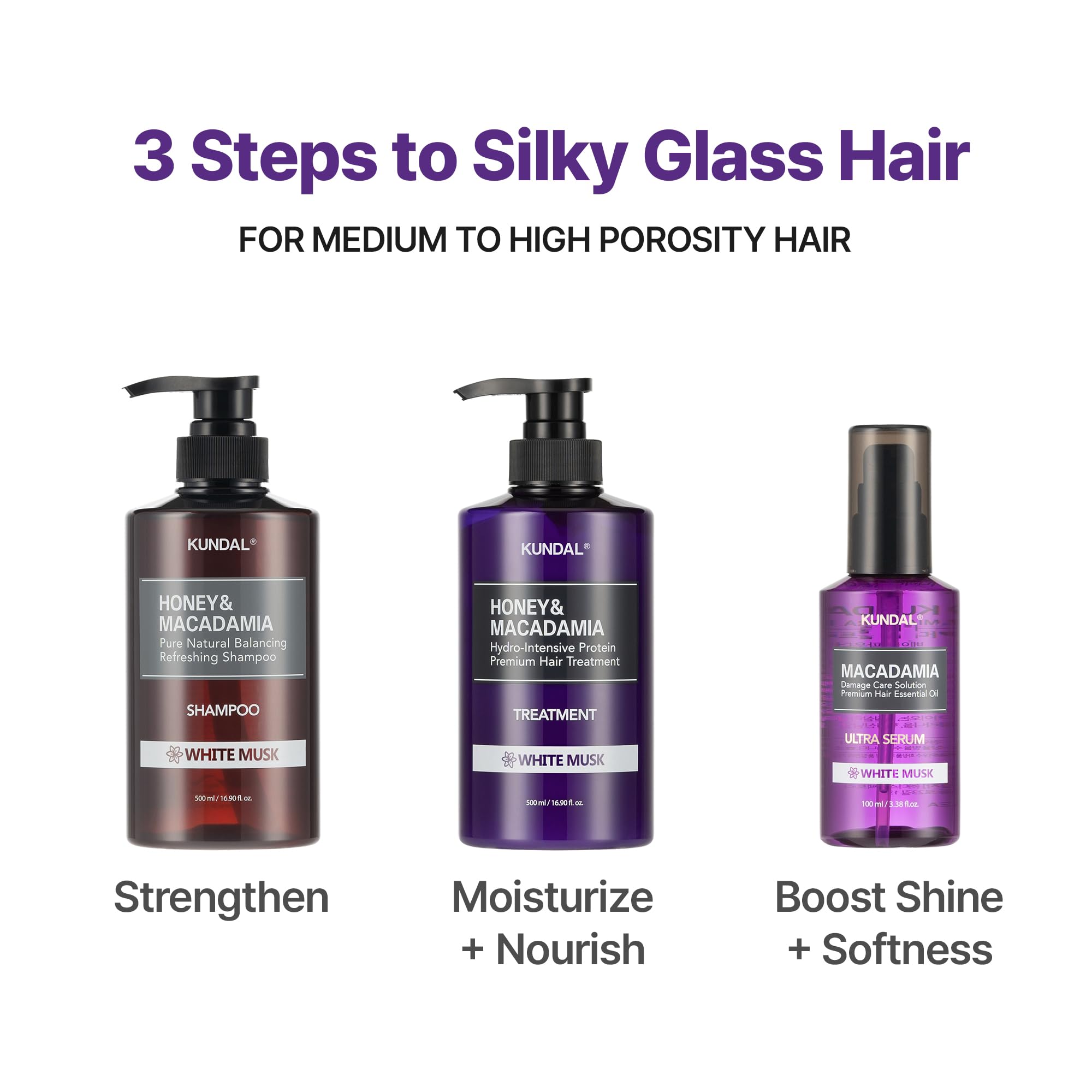 KUNDAL Blackberry Bay Shampoo & Conditioner Set | Sulfate-Free, Argan & Macadamia Oil, 16.9 fl oz each