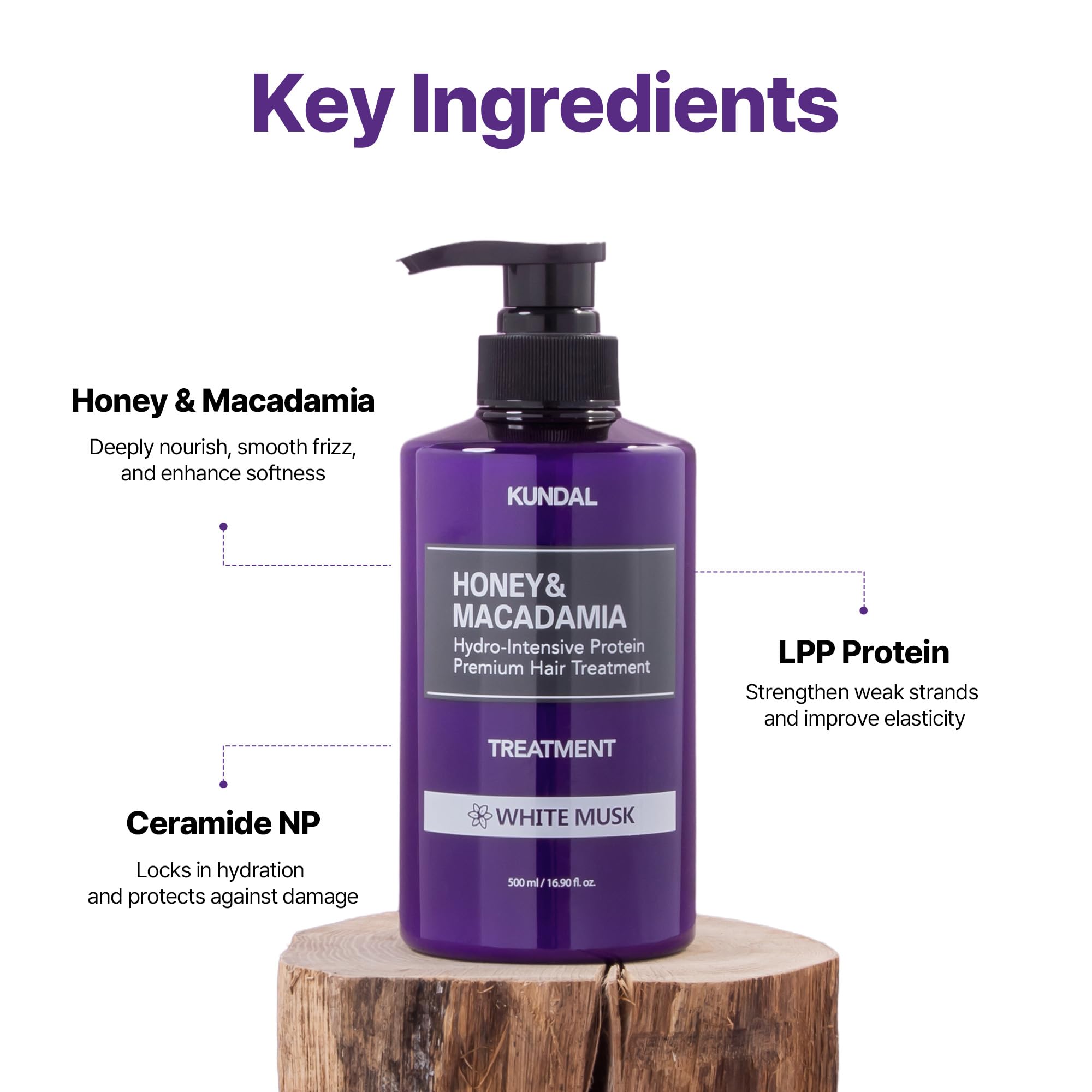 KUNDAL White Musk Shampoo & Conditioner Set – Sulfate-Free, Argan & Macadamia Oil