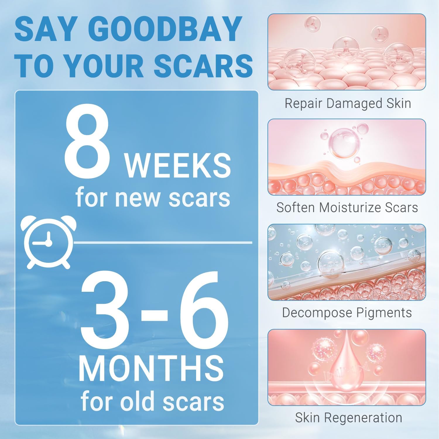 Kunyle Silicone Scar Gel 0.70oz — Advanced Scar Cream for Surgical Scars, Stretch Marks & Keloids