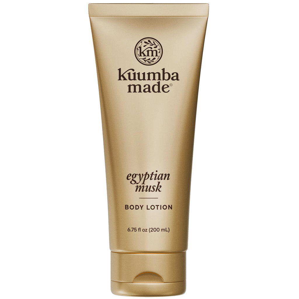 Kuumba Made Egyptian Musk Body Lotion – Hydrating Daily Moisturizer with Shea Butter & Botanical Oils (Vegan, 6.75 oz)