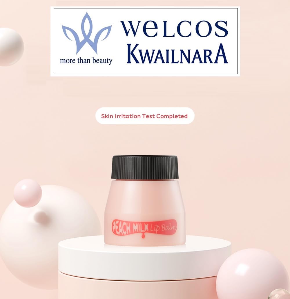 Kwailnara Milk Lip Balm with Royal Jelly & Milk Extracts – Hydration, Peach Tint & Shine (10 ml)