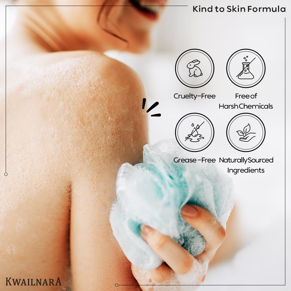 Kwailnara Dalgona Milk Body Wash – Exfoliating Black Sugar & Royal Jelly