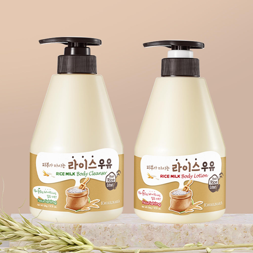 Kwailnara Rice Milk Body Lotion – Deep Hydration with Rice Extract, Milk Protein & Royal Jelly | Paraben-Free, Non-Greasy