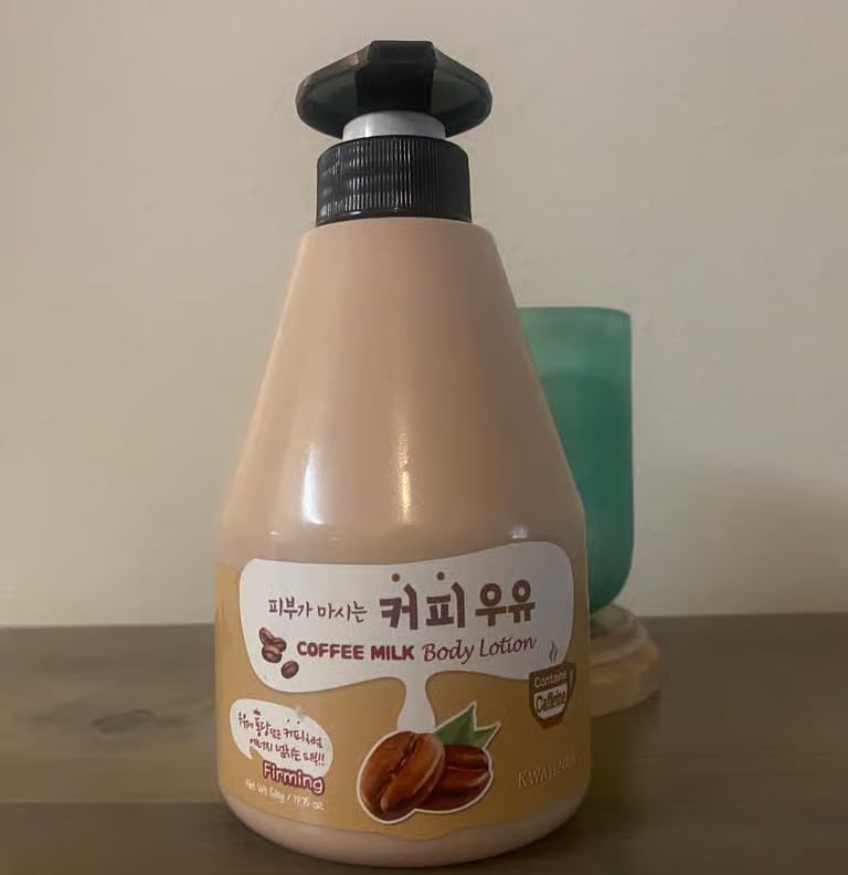 Kwailnara WELCOS Coffee Milk Body Lotion (19.75 fl oz) – Energizing Korean Hydration with Milk Protein, Royal Jelly & Coffee Extract