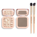 KYDA Baked Highlighter Contour Palette – Champagne Glow & Cool Tone Contour
