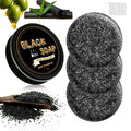 KYDA 3-Pack Gray Hair Reverse Bar Soap – Black Shampoo Bar for Darkening, Deep Clean & Nourish Scalp