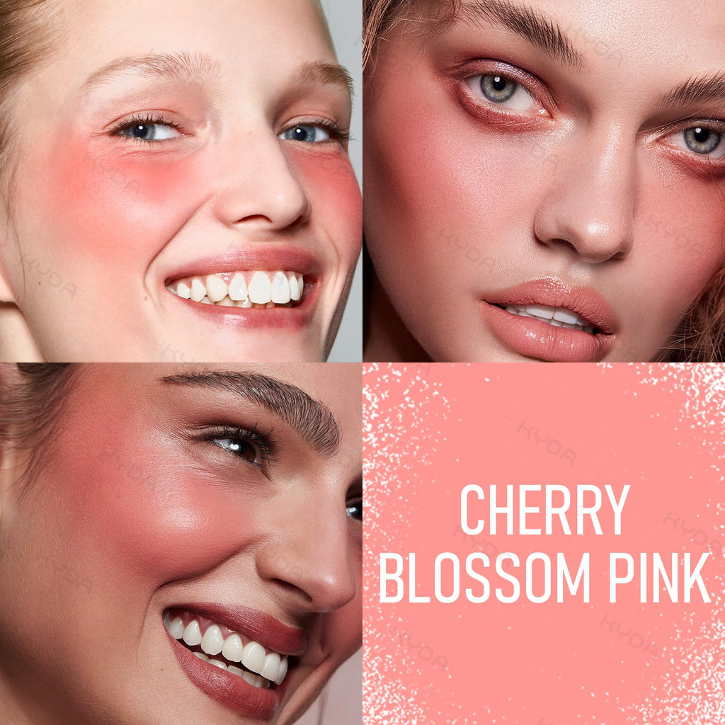 KYDA Liquid Blush Spray Natural Pink | Buildable Dewy Glow, 1.69 fl oz