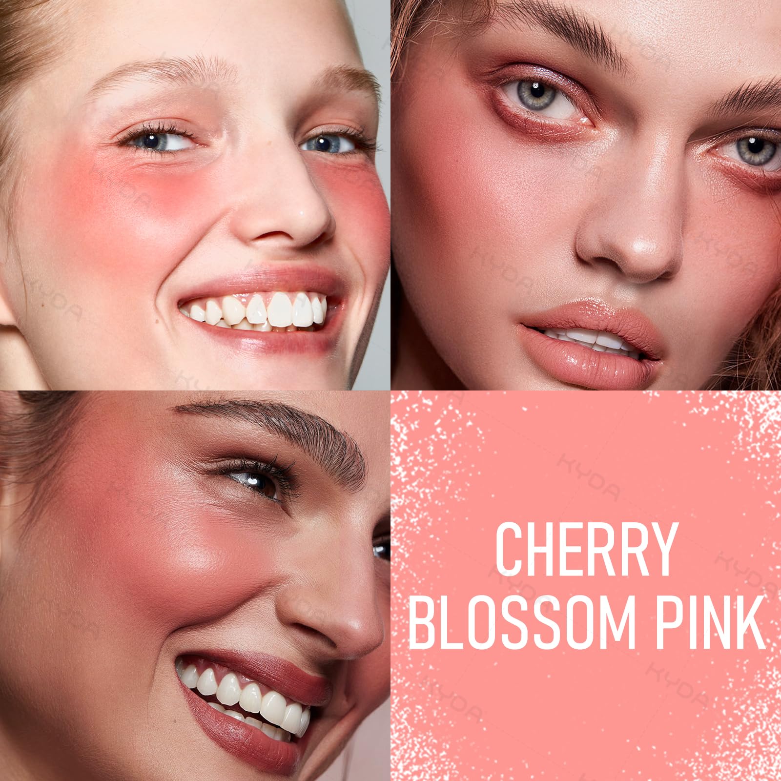 KYDA Liquid Blush Spray Natural Pink | Buildable Dewy Glow, 1.69 fl oz