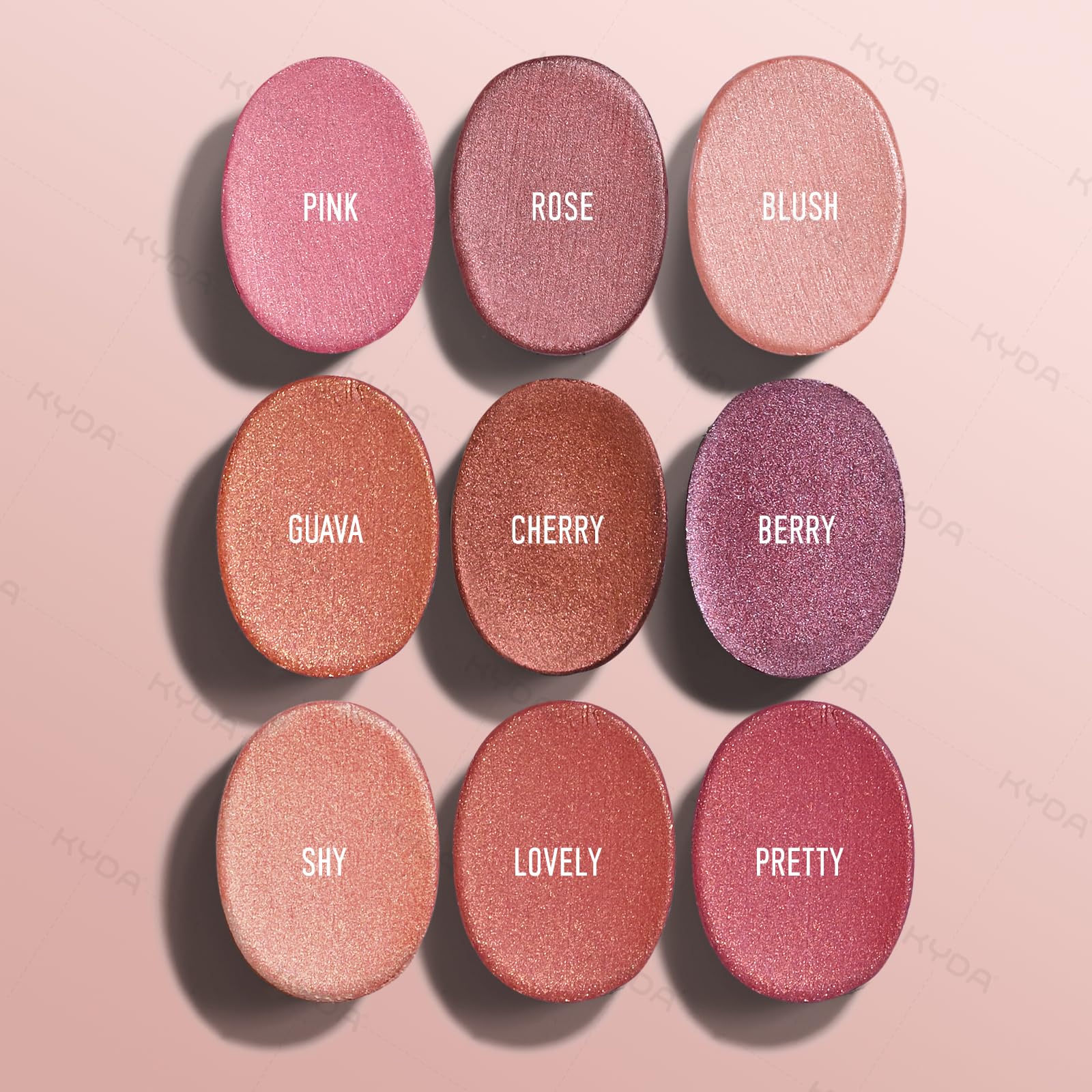 KYDA 3 Colors Mineral Color Balm SPF 35 – Buildable Shimmer for Lips & Cheeks