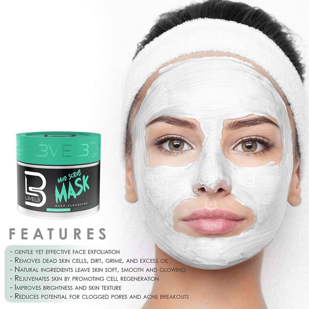 L3 Level 3 Apricot Facial Scrub – Gentle Exfoliation for All Skin Types (500ml)