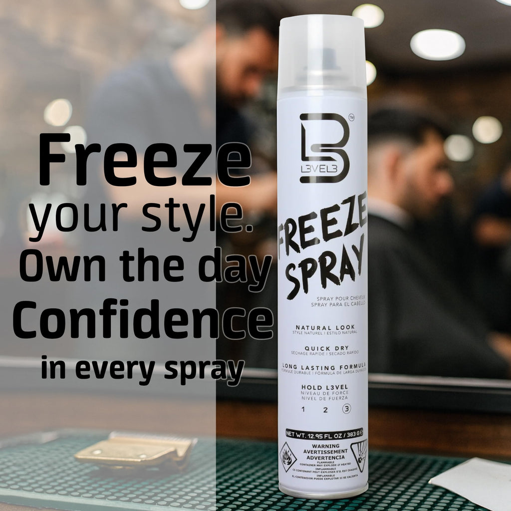 L3 Level 3 Hair Spray – Extra Hold, UV Protection, 13.52 oz (Pack of 2)