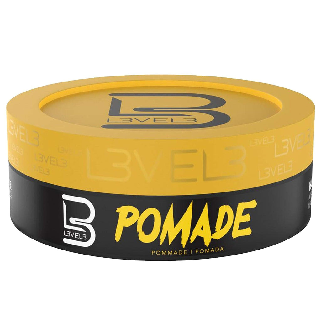 L3 Level 3 Pomade - Keratin-Infused, Flake-Free, Long-Lasting Hold (2 Pack)