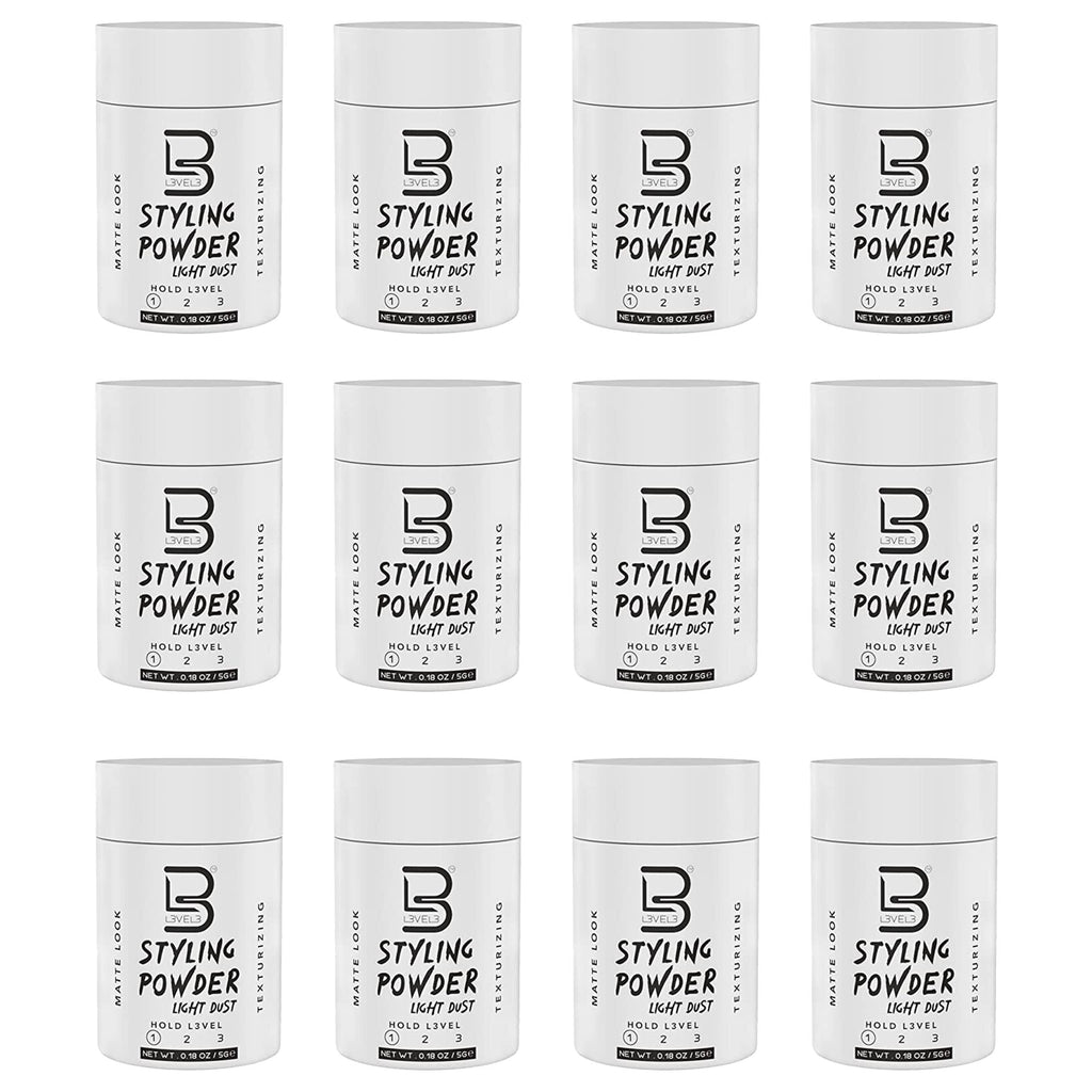 L3 Level 3 Travel Styling Powder – Small 0.18 oz for Natural Matte Finish