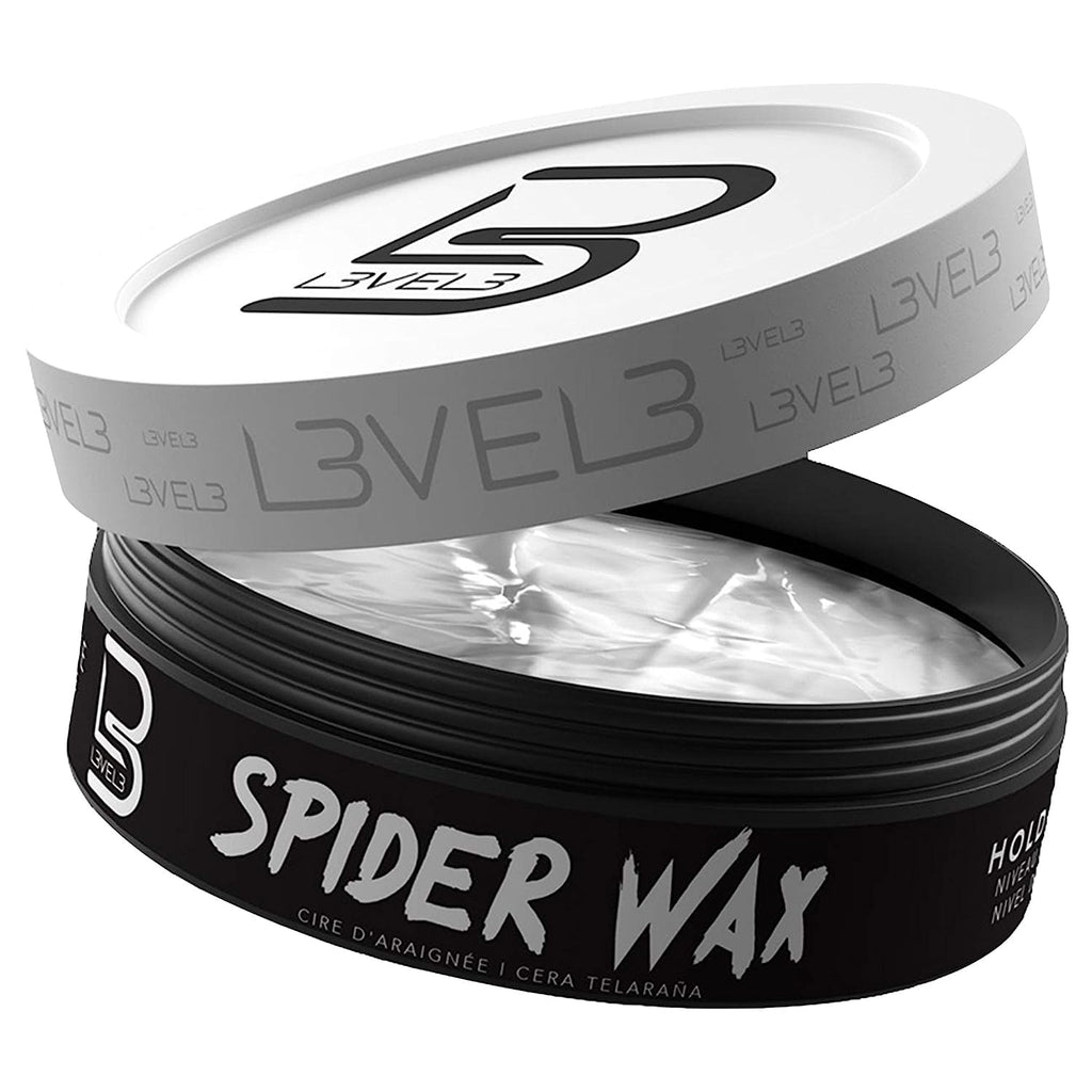 L3 Level 3 Spider Wax – Long-Lasting Hold, Volume & Texture for Men