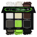 La Catrina Green Brown Eyeshadow Palette – Vivid Lime Green Goth Shades
