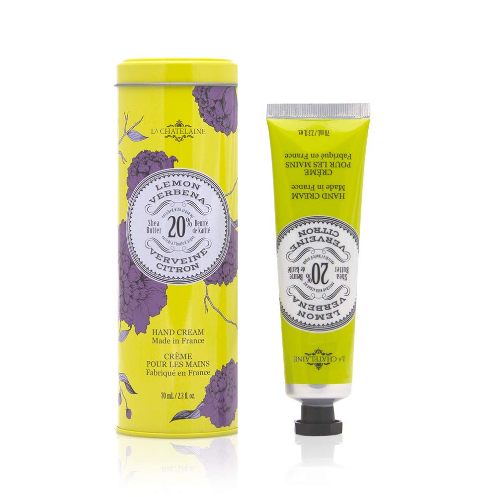 La Chatelaine Shea Butter Hand Cream – Made in France, Organic, 70ml Gift Tin