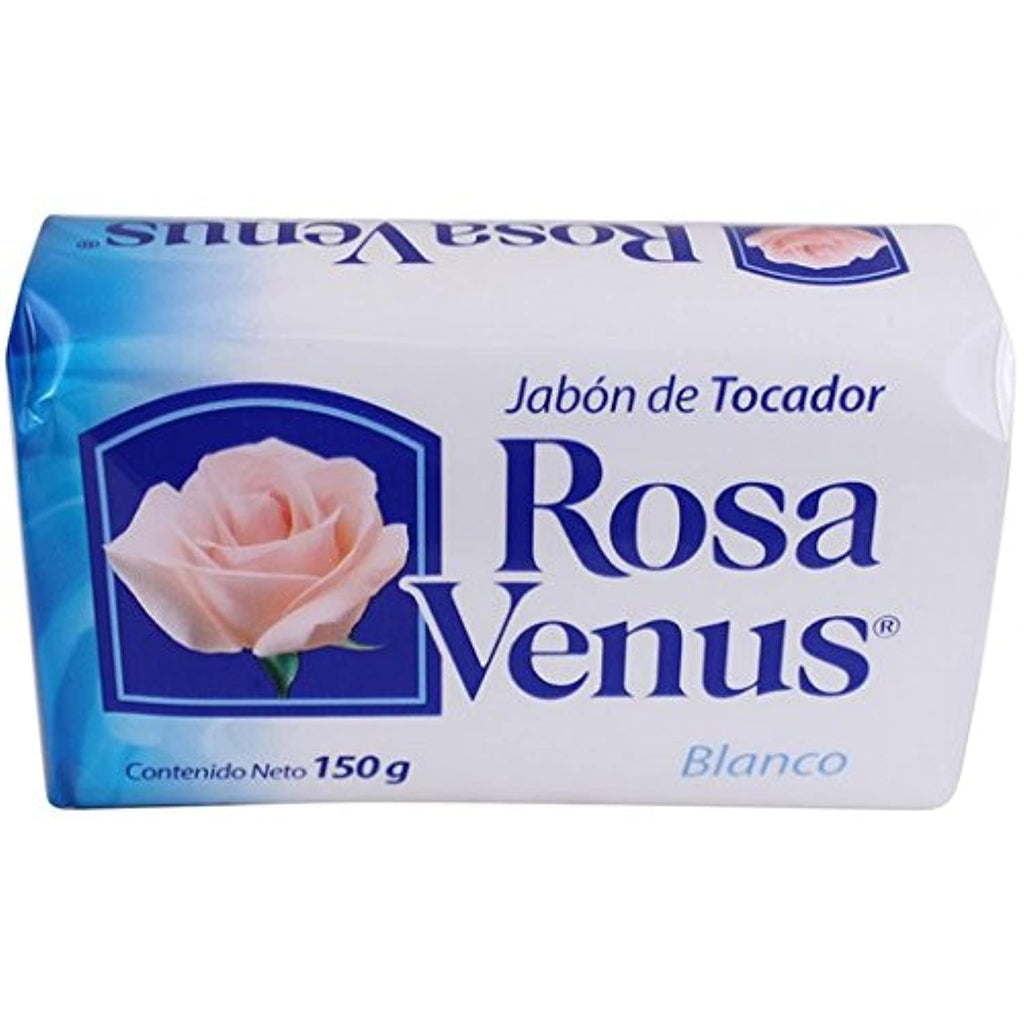 La Corona Rosa Venus White Classic Soap – 150 g bars, Bulk Pack Options (12/20/40)