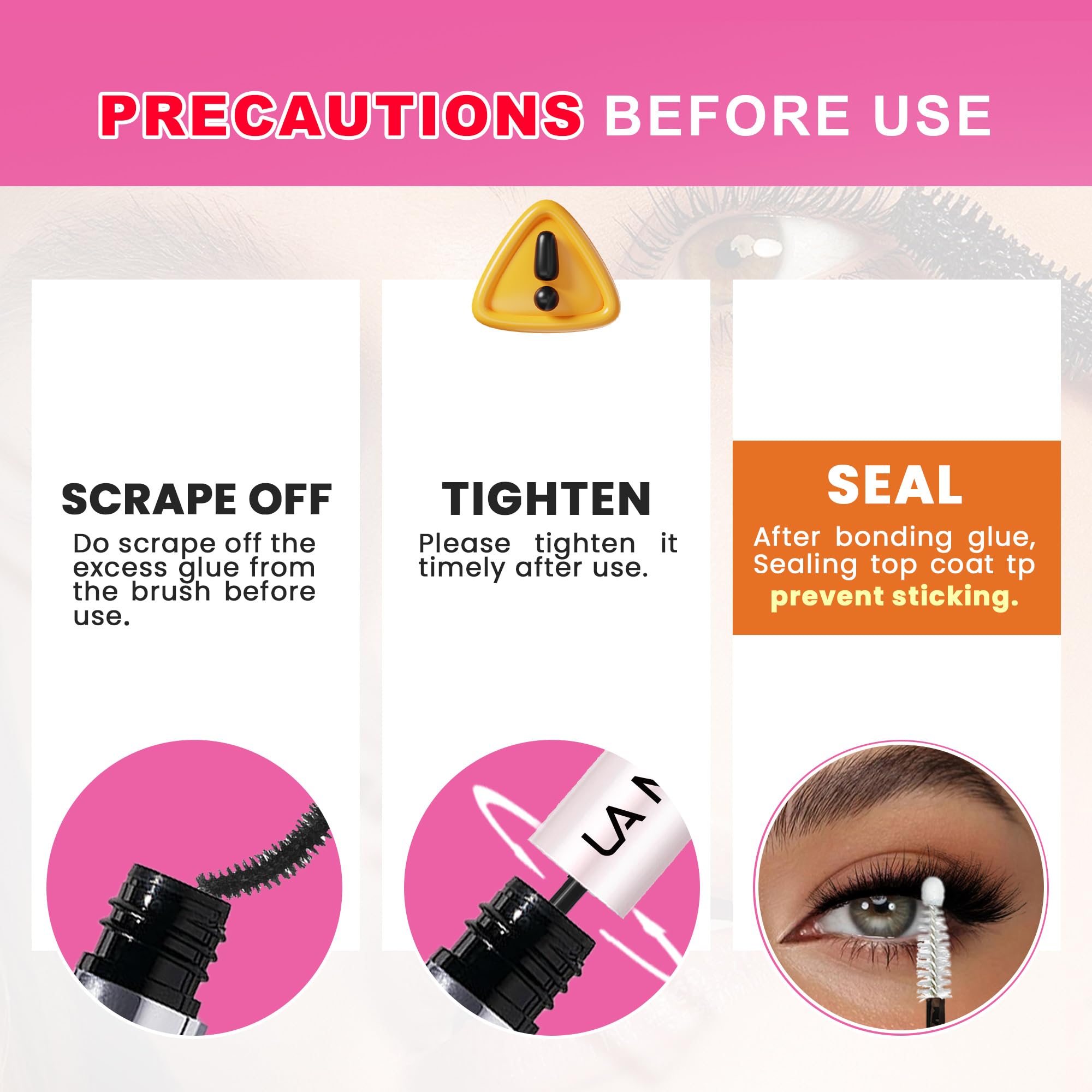 La Maesii Lash Bond & Seal Waterproof Remover – DIY Lash Extension Kit at Home (Pack 2)