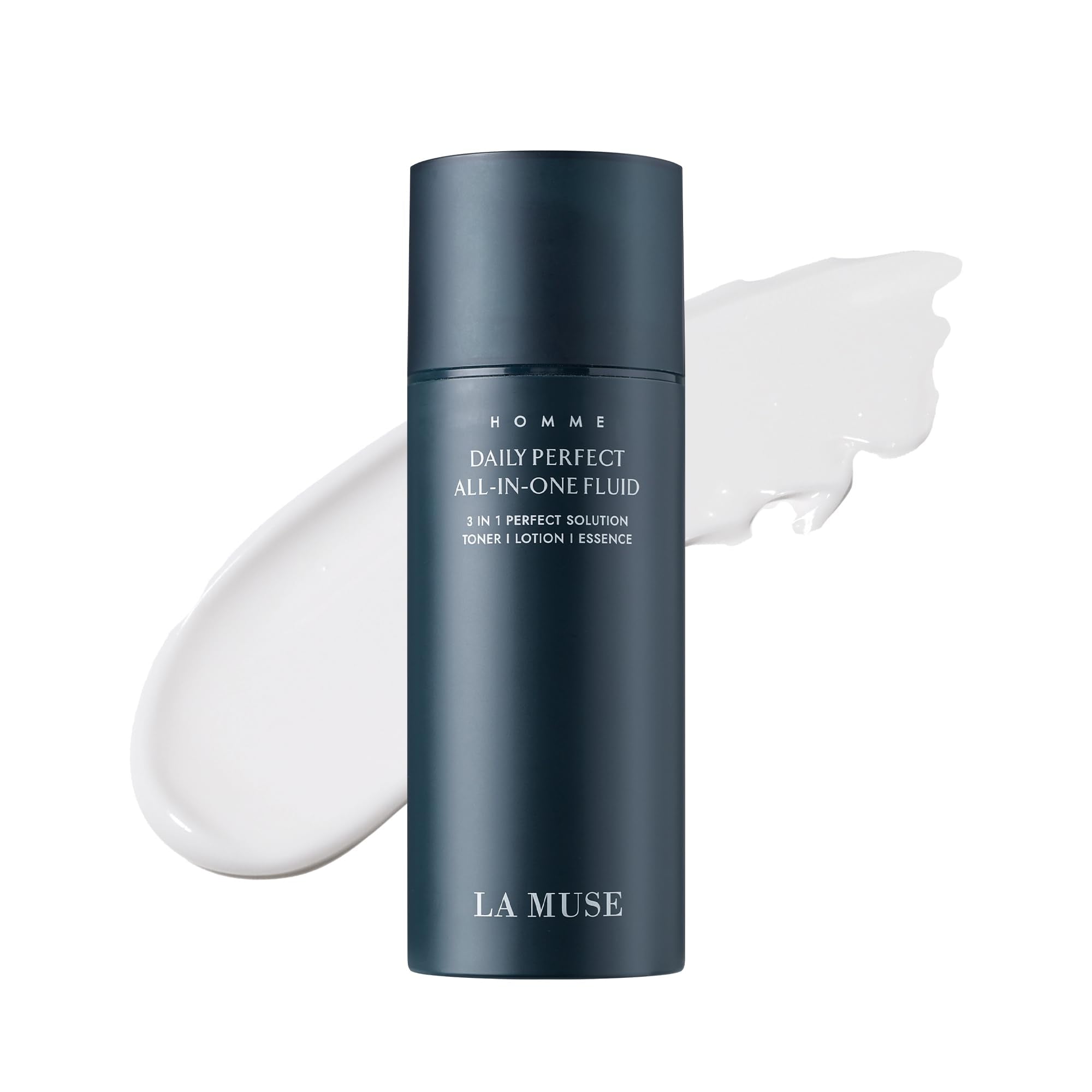 LA MUSE Homme Daily All-in-One Moisturizer | 3-in-1 Toner, Lotion & Essence (Original Size)