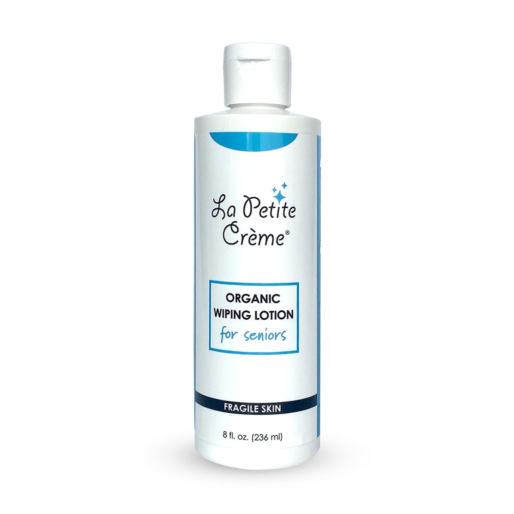 La Petite Creme Liniment Wiping Lotion for Seniors – 8 oz | USDA Organic Certified & EWG Verified