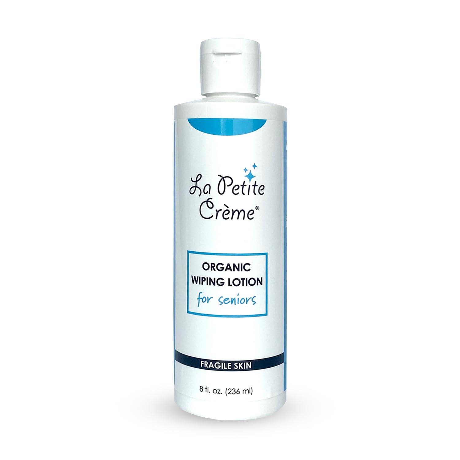 La Petite Creme Liniment Wiping Lotion for Seniors – 8 oz | USDA Organic Certified & EWG Verified