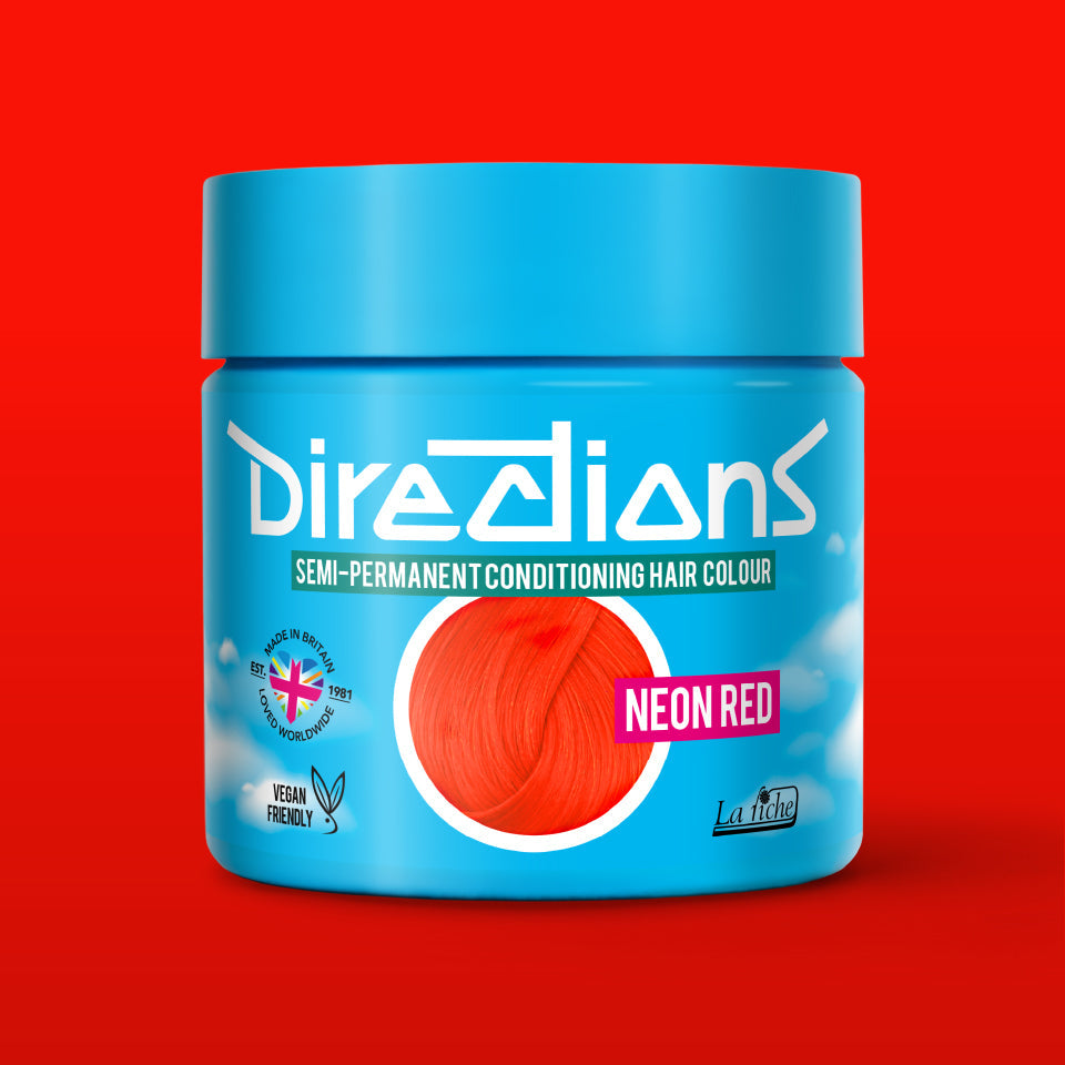 La Riche Directions Semi Permanent Hair Dye - Neon Red 100ml