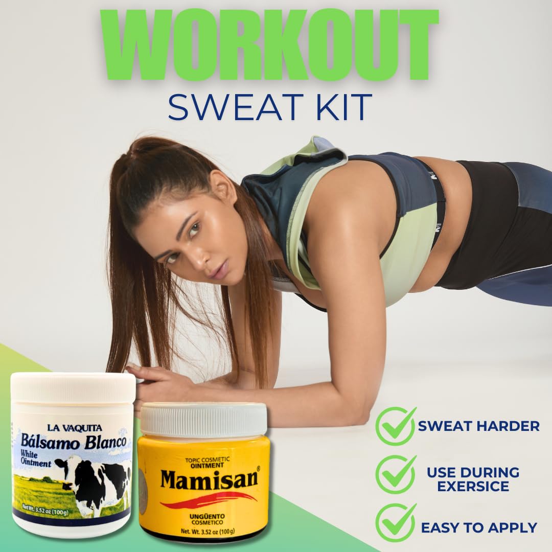 La Vaquita White Balm Cosmetic Ointment (3.52 oz) for Sweat, Fat Burning, Joint Relief & Muscle Recovery