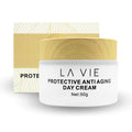 La Vie Protective Anti-Aging Day Cream – Hyaluronic Acid, SPF & Aloe – 1.7Fl Oz