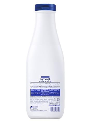 Lactovit Moisturizing Body Wash | Hydrating Shower Gel with ProLactiC10, Collagen & Elastin Booster