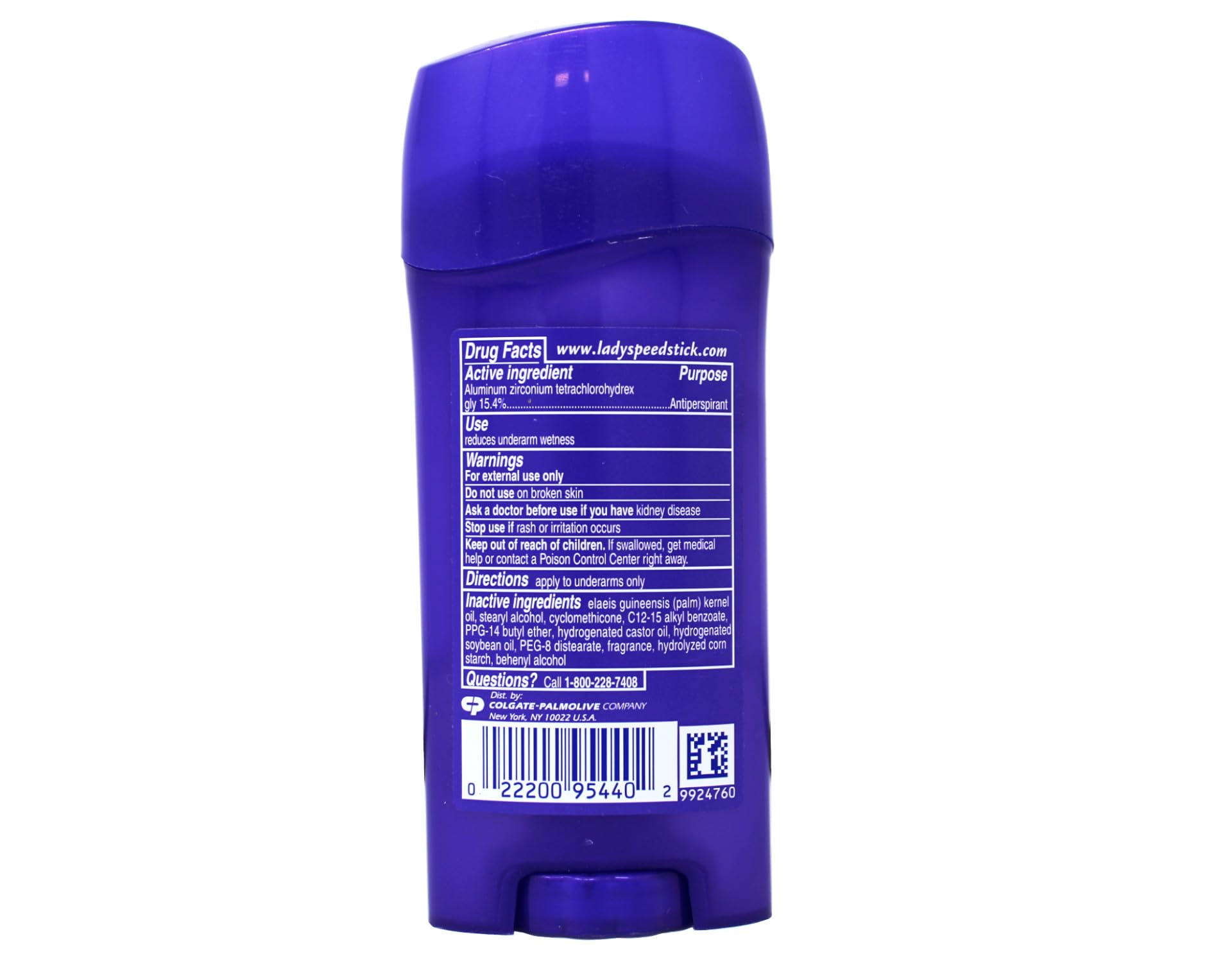 Lady Speed Stick Invisible Dry Antiperspirant Deodorant Powder Fresh – 2.3 oz (Pack of 5)